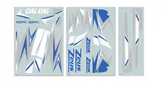 Freewing 90mm EDF Zeus Decal Set