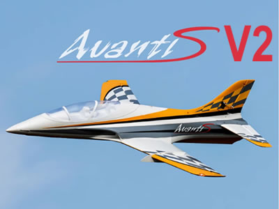 AvantiS V2 80mm Yellow ARF Plus Jet