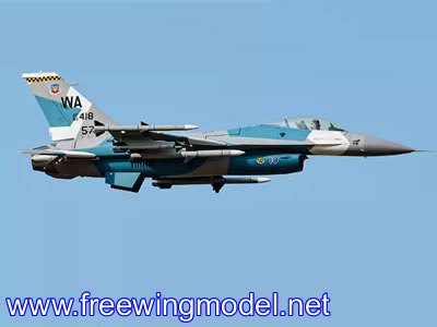 Freewing F-16 V2 90mm EDF ARF Plus Jet