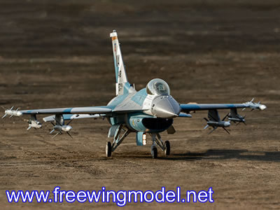 Freewing F-16 V2 90mm Fighting Falcon EDF Jet ARF Plus RC Airplane