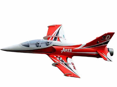 Freewing Ares 3D 90mm Red 8S PNP