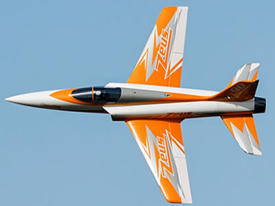 Freewing Zeus V2 90mm EDF Sport 6S  Orange Jet RC Airplane