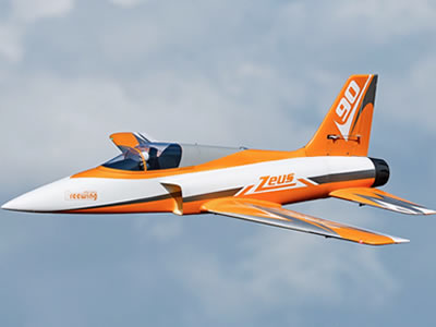 Freewing Zeus V2 90mm EDF Sport 8S Orange Jet RC Airplane