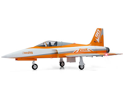 Freewing Zeus v2 90mm EDF Sport ARF Plus  Orange Jet RC Airplane