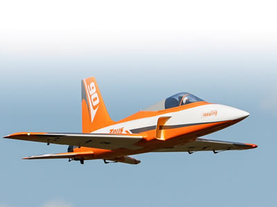 Freewing Zeus v2 90mm EDF Sport ARF Plus  Orange Jet RC Airplane